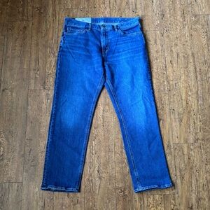 Banana Republic Men's Straight Fit 34×30 Blue Denim Jeans